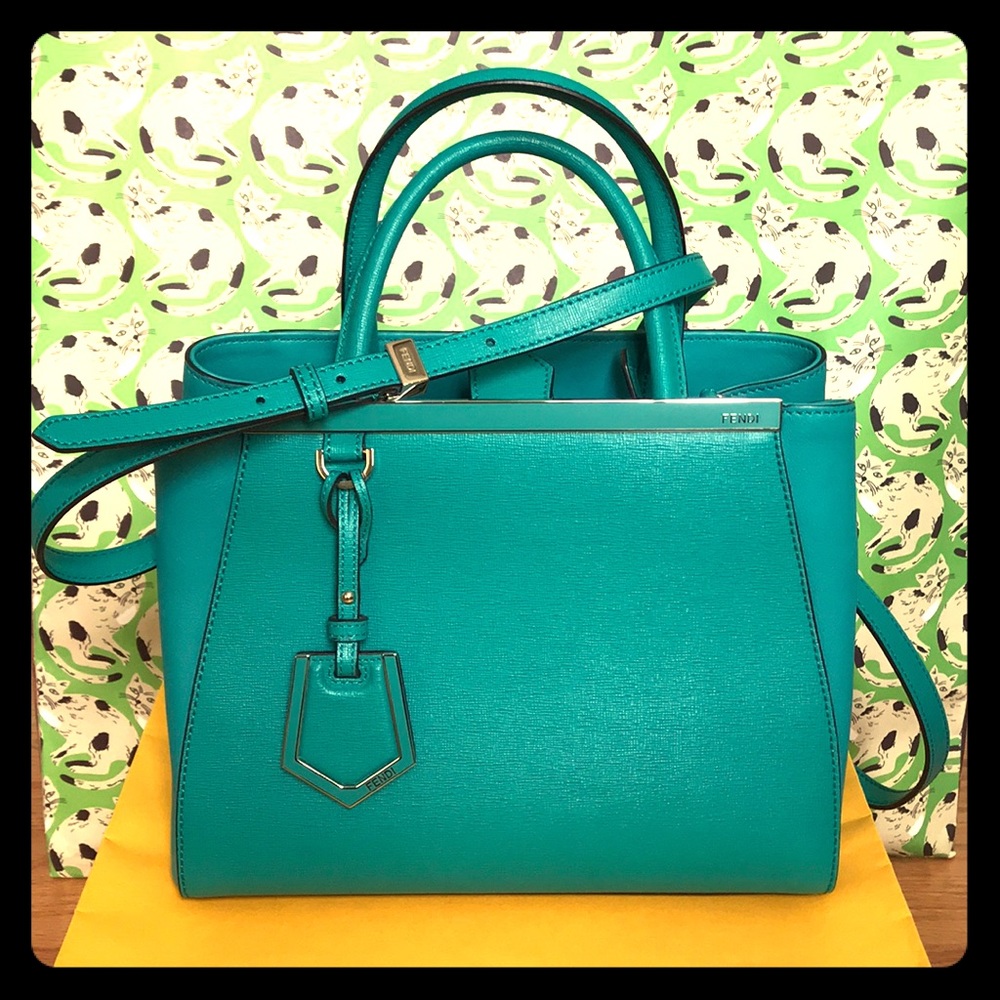 Fendi 2 Jours Small Vitello Leather shoulder bag